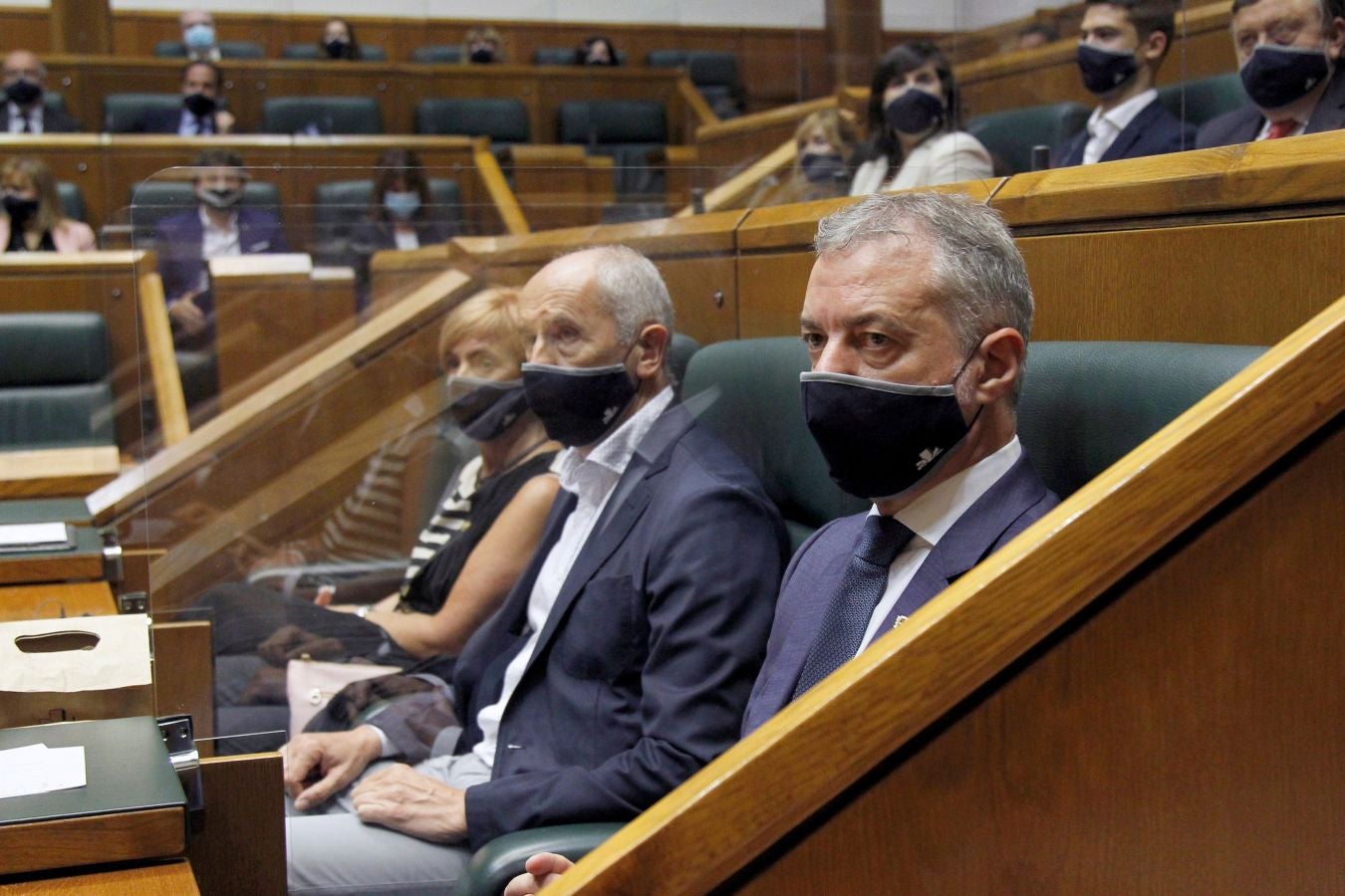 Bakartxo Tejeria, reelegida presidenta del Parlamento Vasco con los votos de PNV y PSE. 