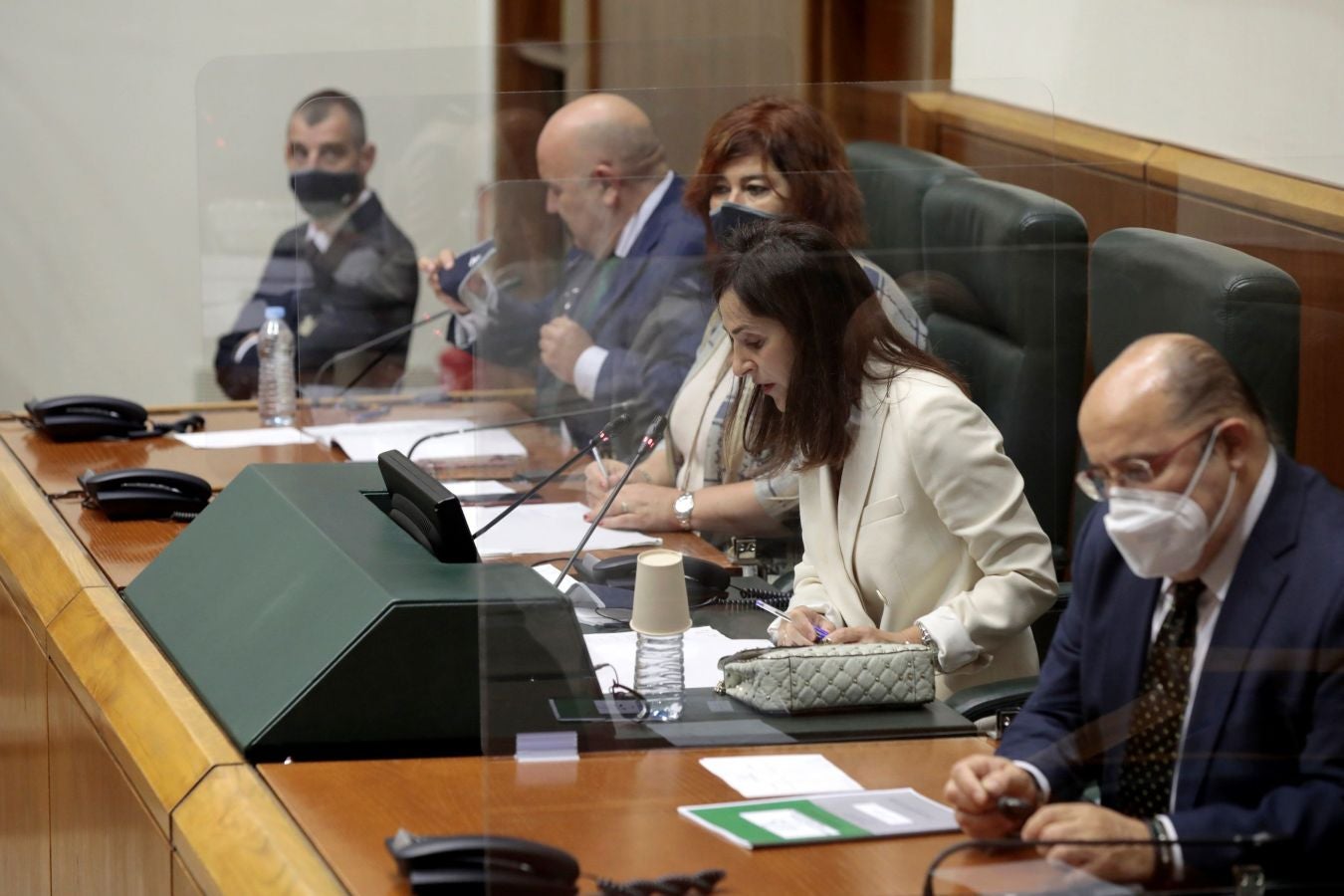 Bakartxo Tejeria, reelegida presidenta del Parlamento Vasco con los votos de PNV y PSE. 