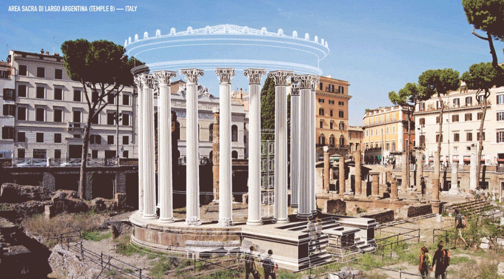 Así eran estos monumenos en la antiguedad. 