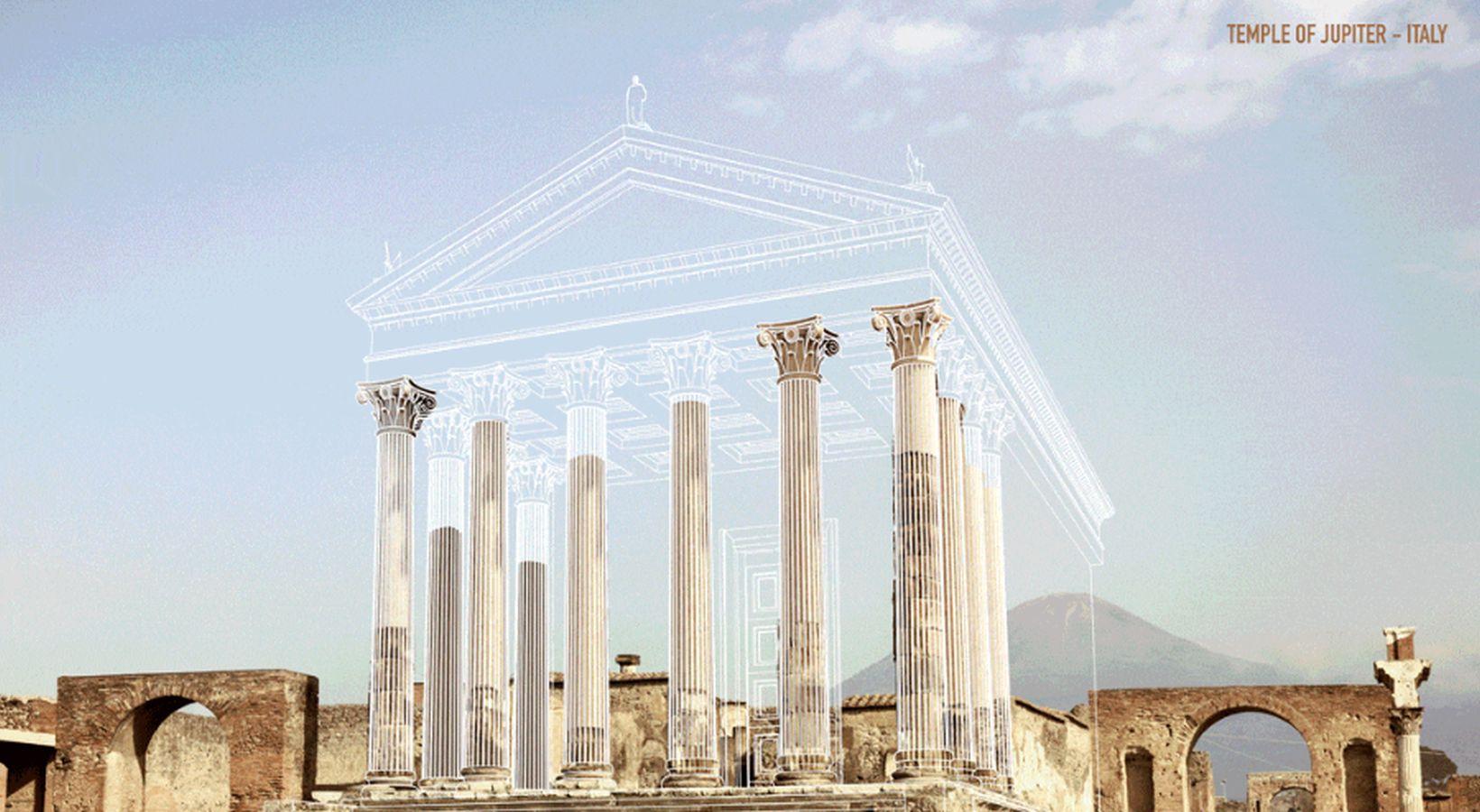 Así eran estos monumenos en la antiguedad. 