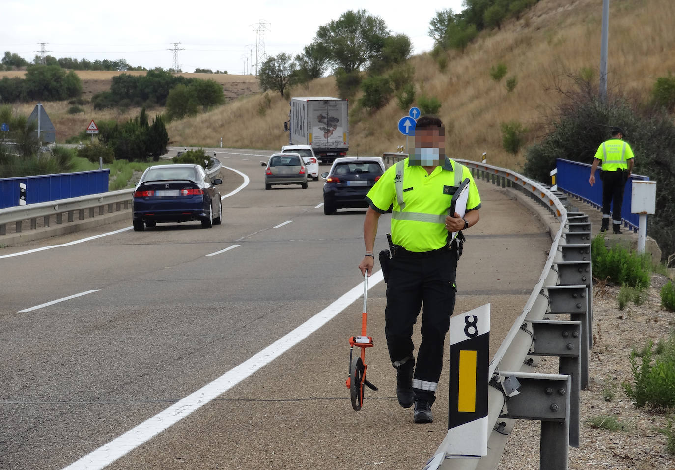 Fotos: Accidente mortal de un irunés en Valladolid