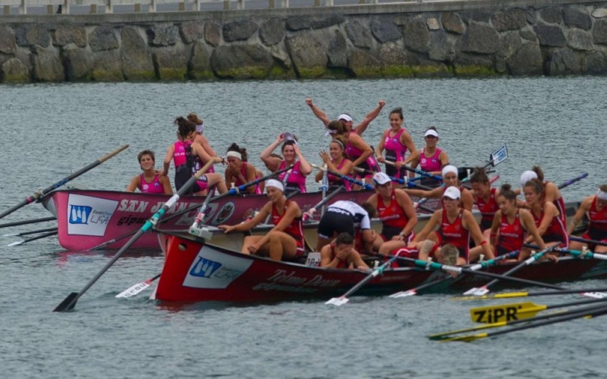 En 2015, San Juan y Zumaia hicieron en Orio los mejores tiempos en la Liga: 10:28.02 y 10:29.46. 