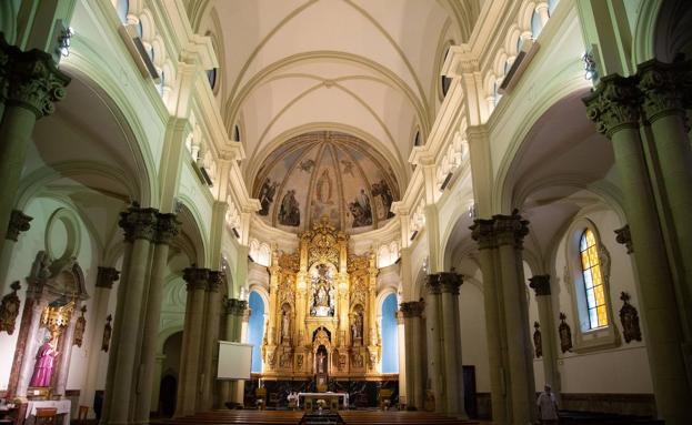 Interior del templo, que está protegido con un grado B en el catálogo municipal de patrimonio.