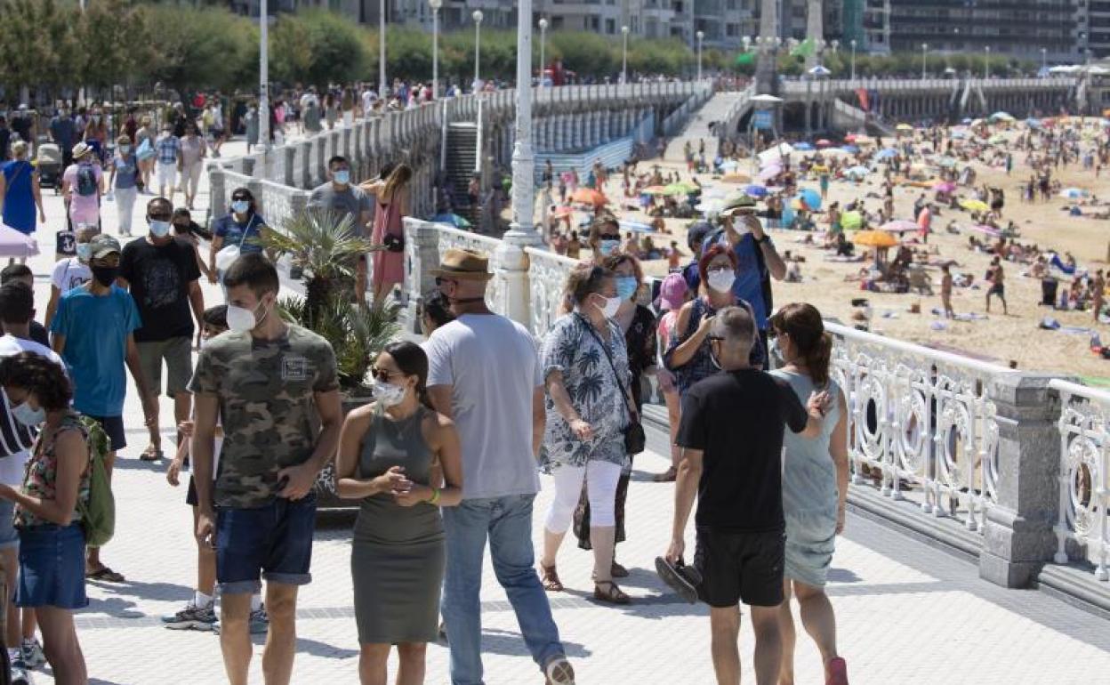 Evolución de la epidemia del coronavirus en cada localidad de Gipuzkoa