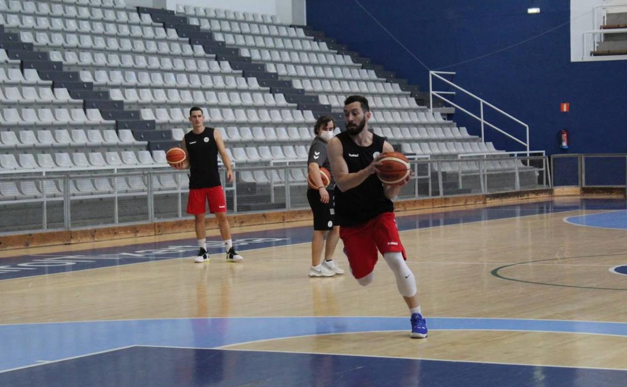 Imagen de un entrenamiento del GB en el Gasca esta pretemporada.