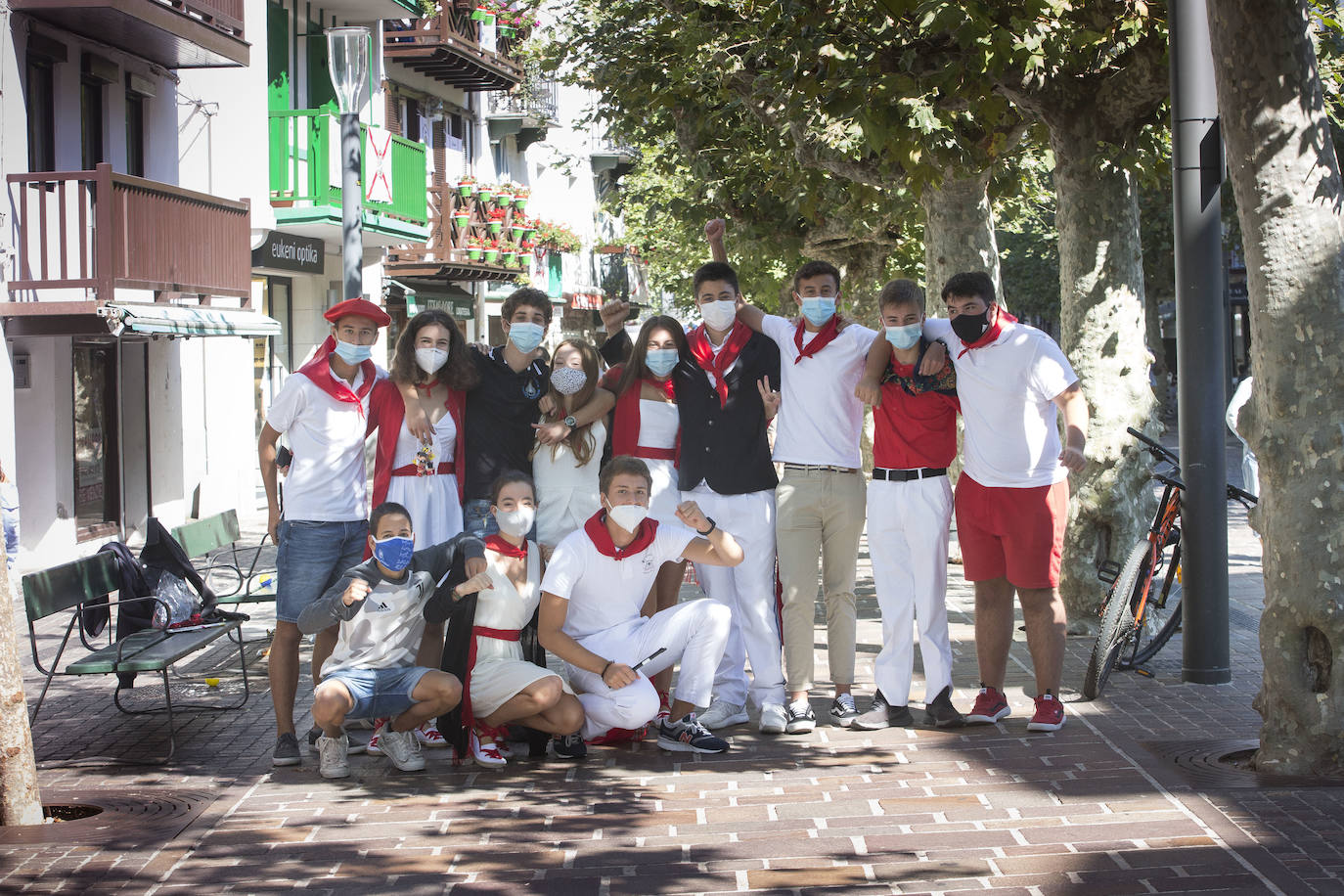 Hondarribia vive un 8 de septiembre extraño. 