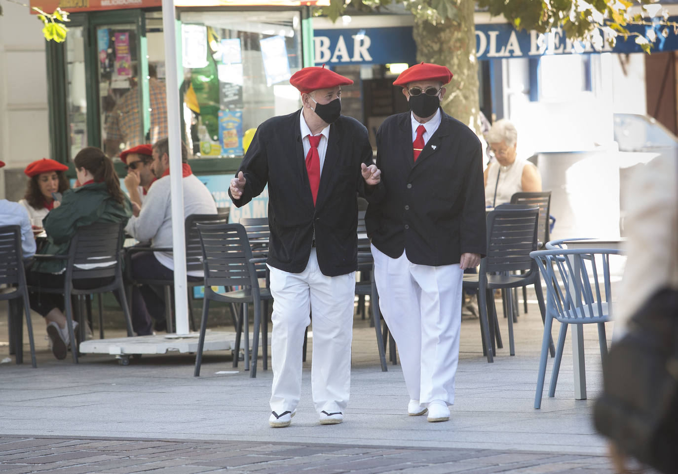 Hondarribia vive un 8 de septiembre extraño. 