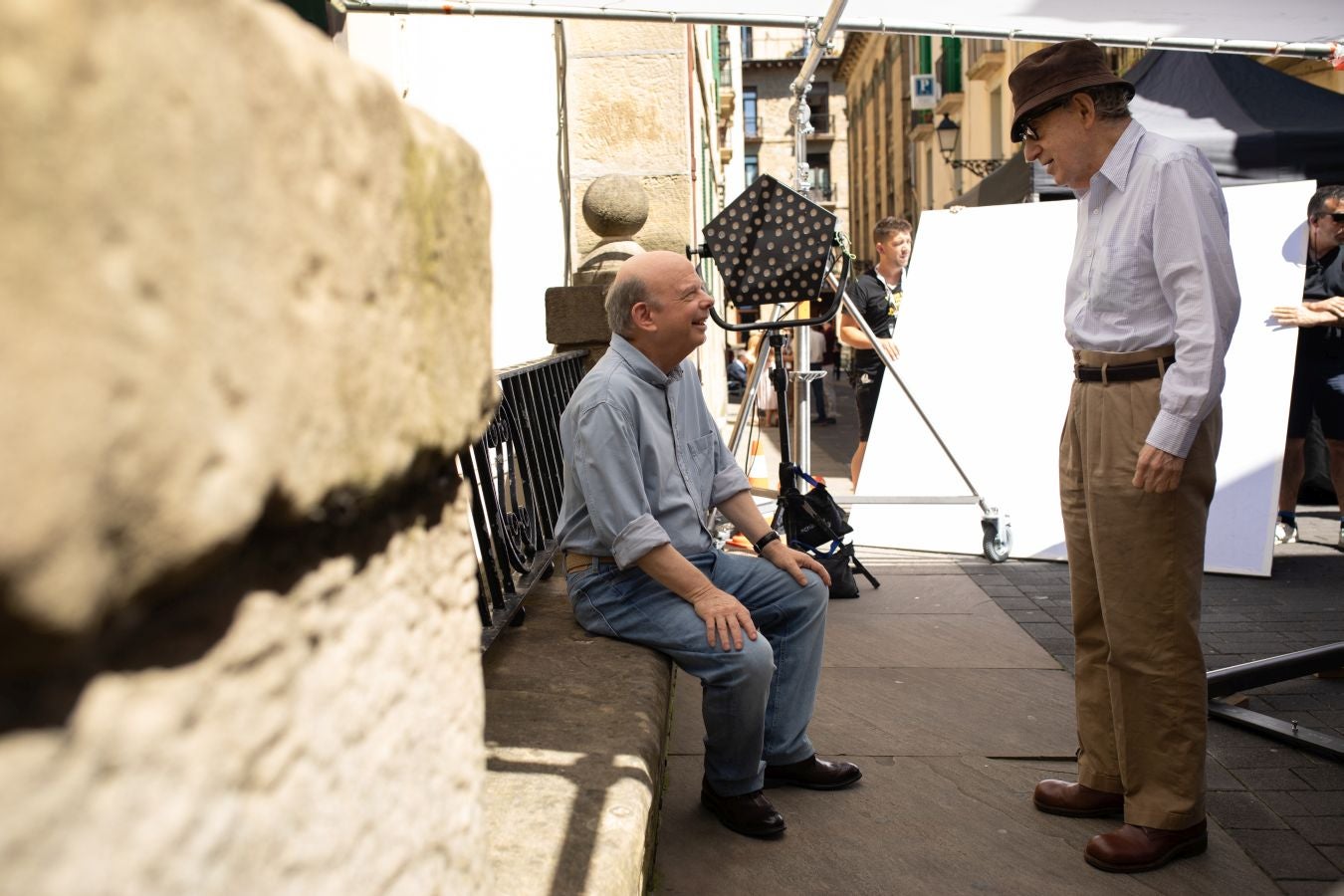Las imágenes de la película de Woody Allen Rifkins Festival rodada en San Sebastián