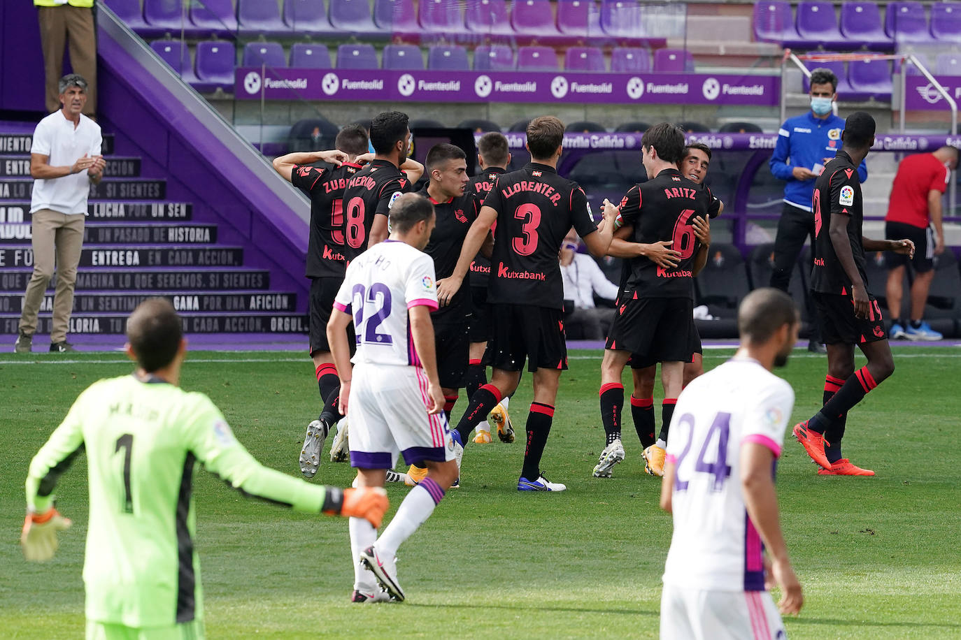 Fotos: Las mejores imágenes del partido Valladolid-Real Sociedad