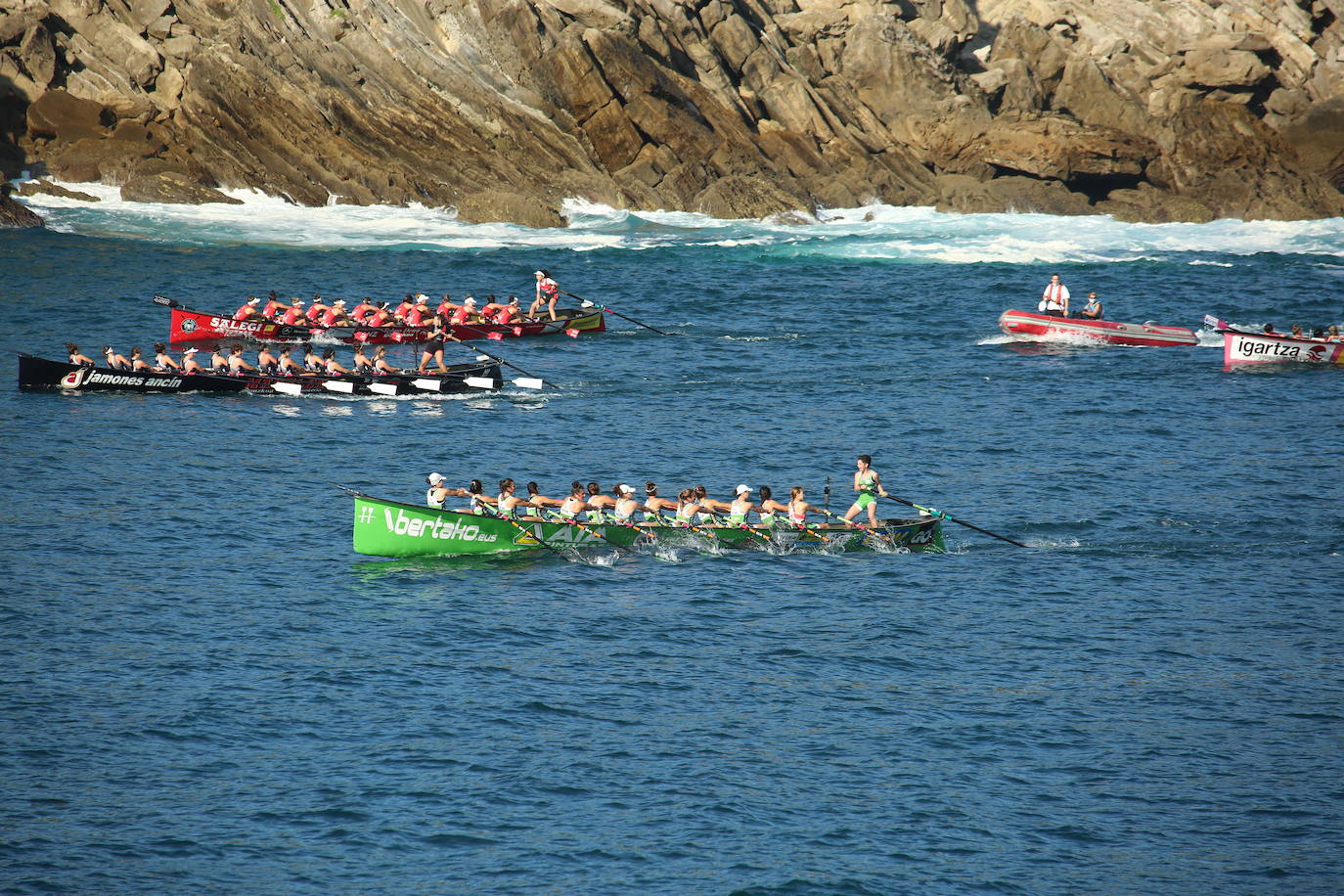Orio gana la Bandera de La Concha femenina