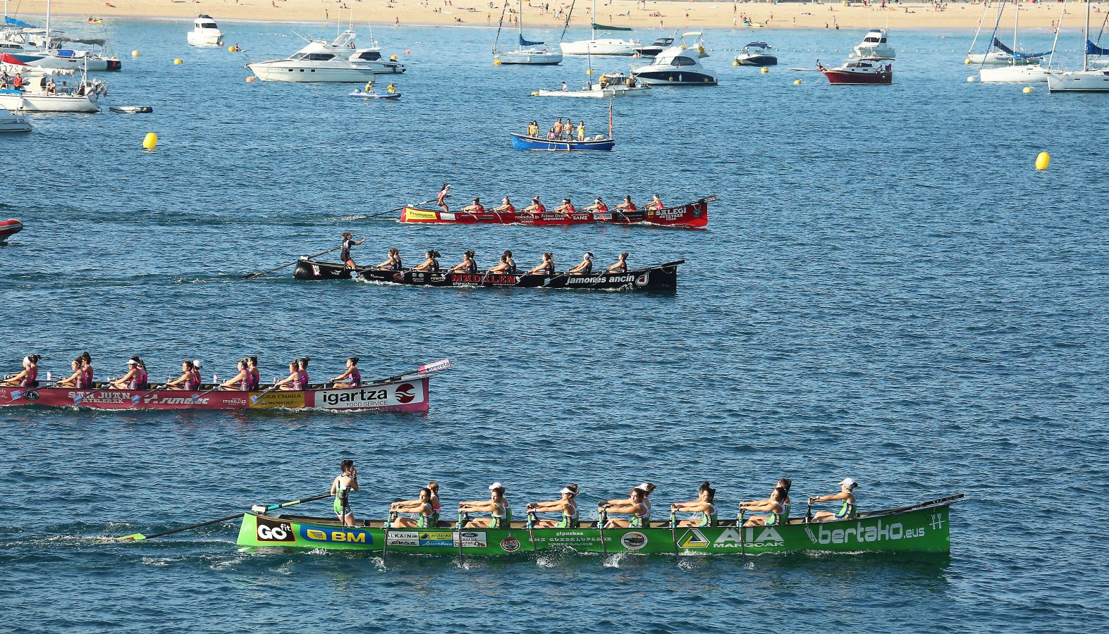 Orio gana la Bandera de La Concha femenina
