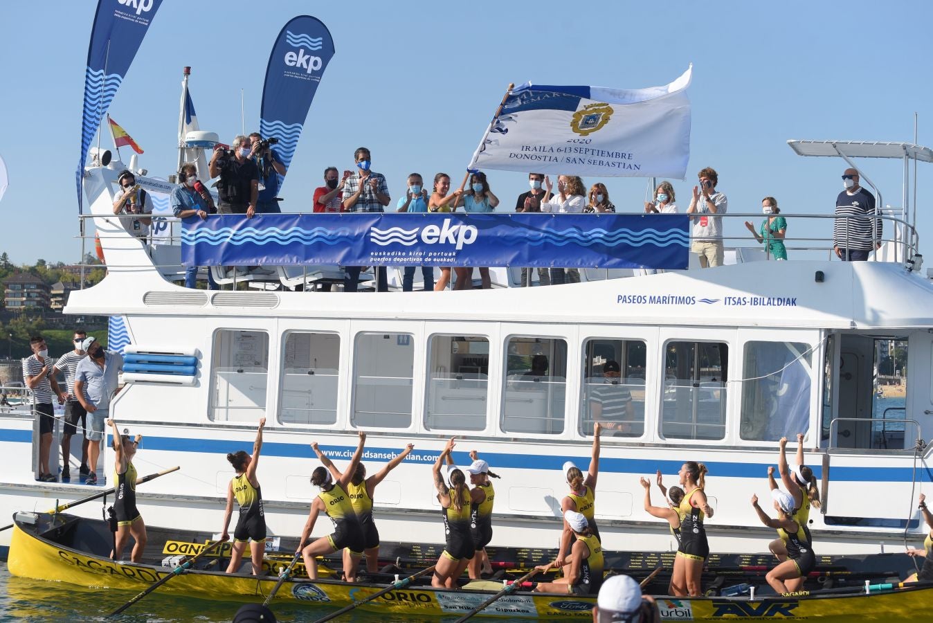 Orio gana la Bandera de La Concha femenina