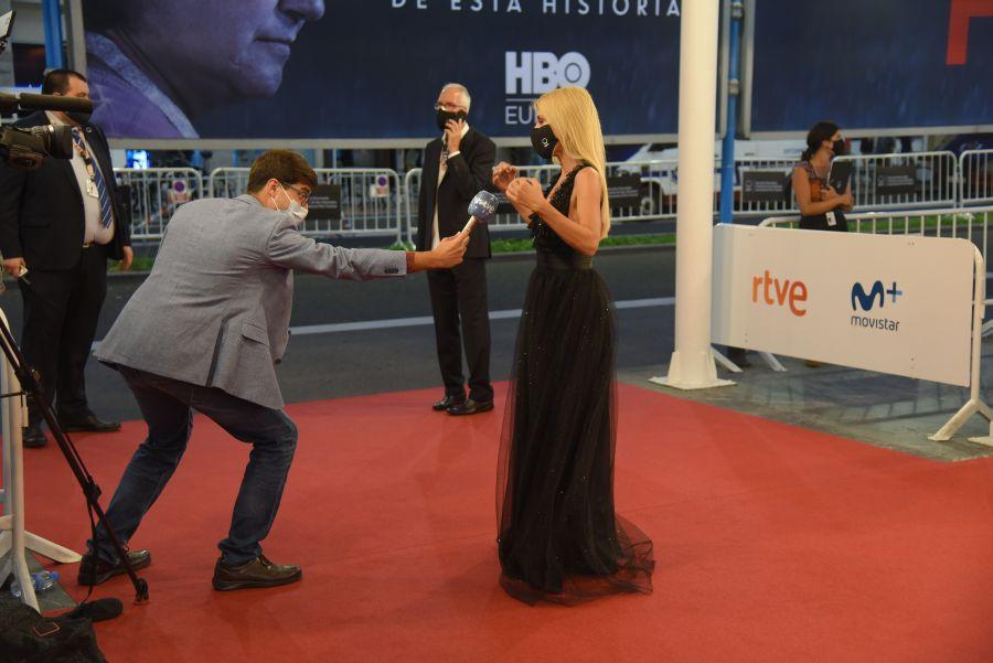 Los looks más destacados de la alfombra roja en la jornada inaugural del Festival de Cine de San Sebastián 2020