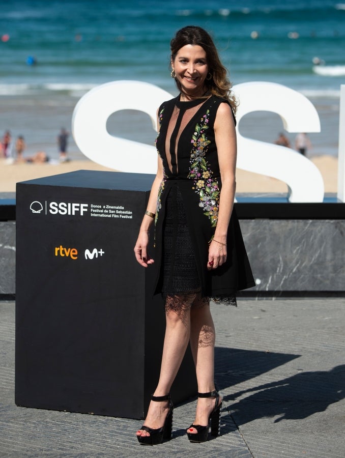 Danielle Arbid, Laetitia Dosch y Sergei Polunin han posado esta mañana ante los medios y presentarán esta tarde su película, 'Passion Simple'. 