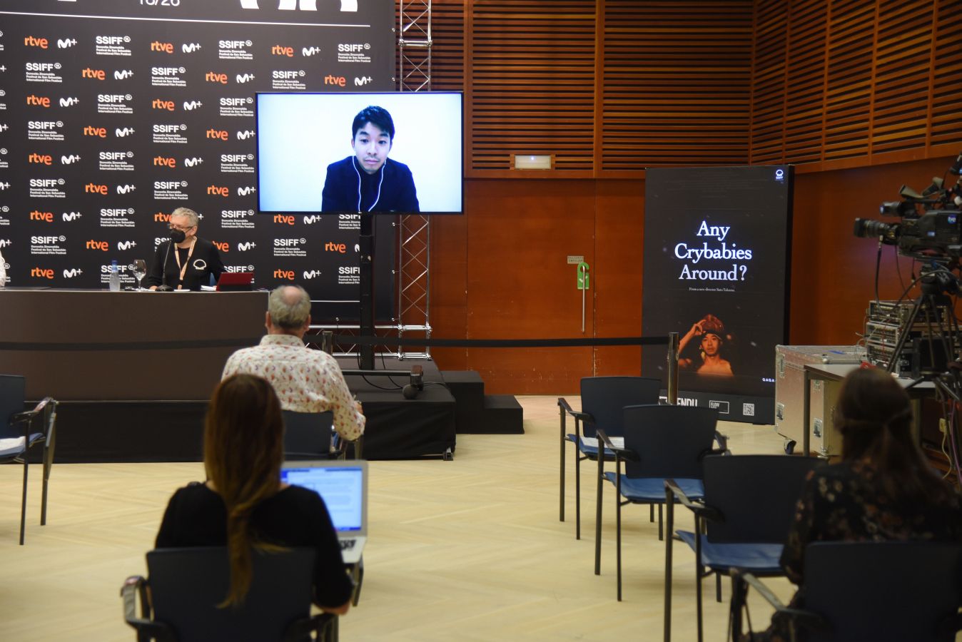 Presentación en el Kursaal de la película 'Nakuko Wa Ineega' 