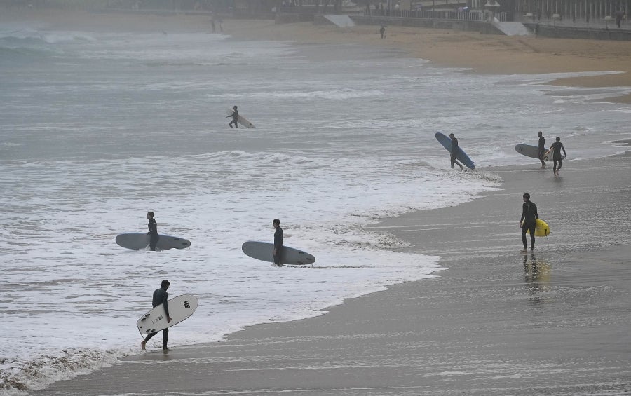 Fotos: &#039;Odette&#039; barre Gipuzkoa