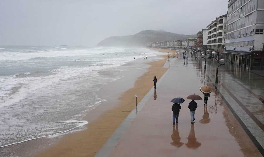 Fotos: &#039;Odette&#039; barre Gipuzkoa