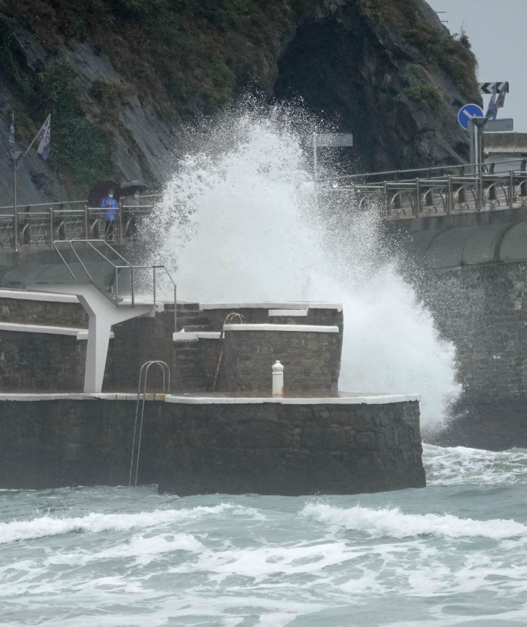 Fotos: &#039;Odette&#039; barre Gipuzkoa