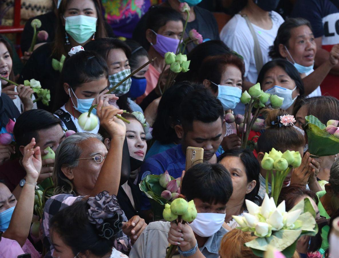 Festival de flores de loto en Tailandia 