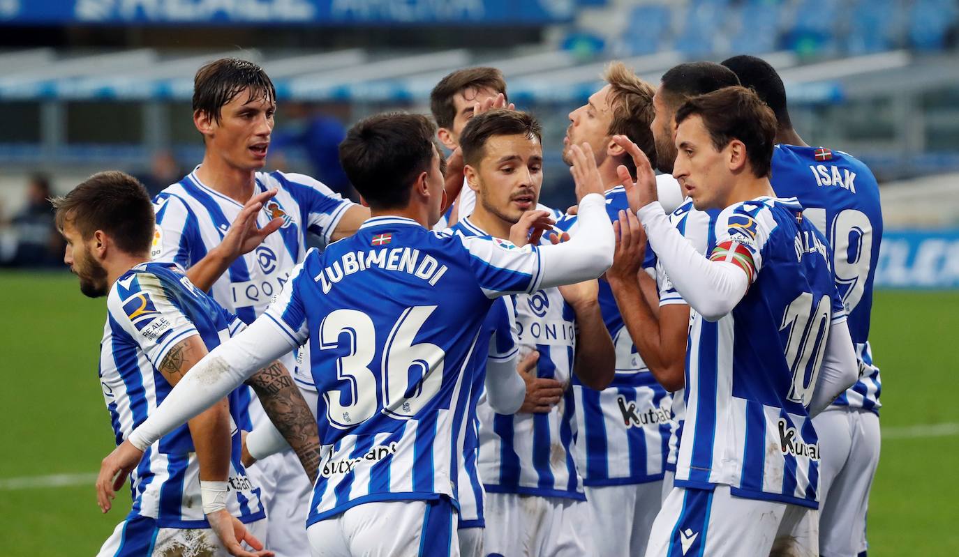 Las imágenes del Real Sociedad - Getafe disputado en el Reale Arena