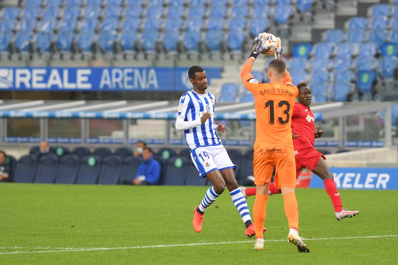Las imágenes del Real Sociedad - Getafe disputado en el Reale Arena