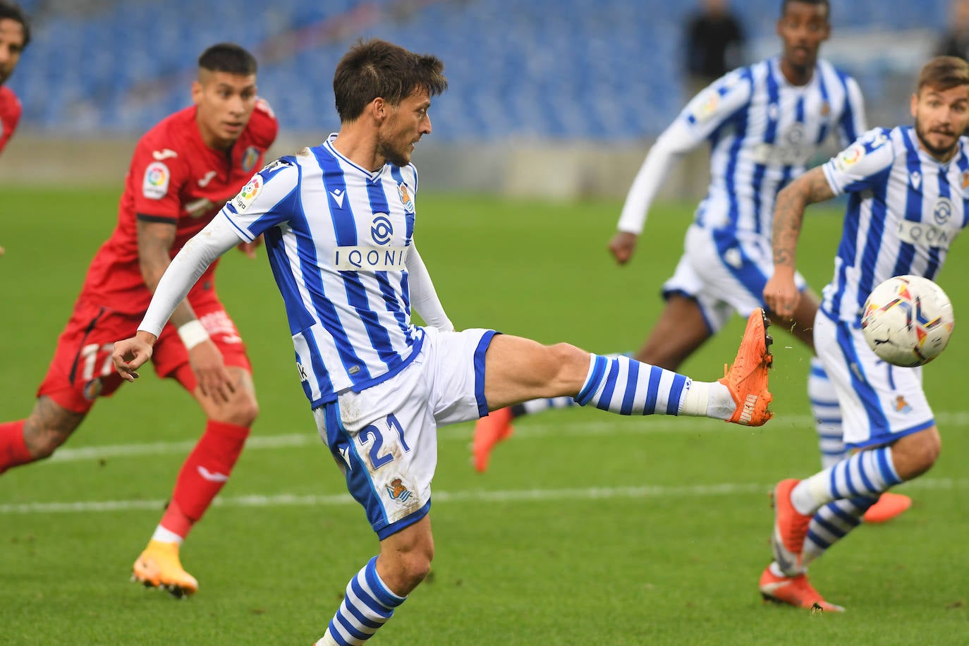 Las imágenes del Real Sociedad - Getafe disputado en el Reale Arena