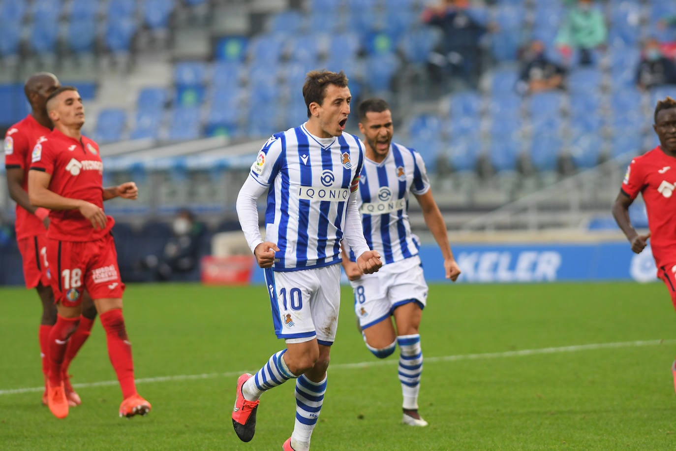Las imágenes del Real Sociedad - Getafe disputado en el Reale Arena