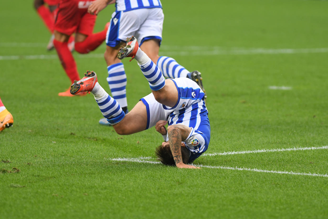 Las imágenes del Real Sociedad - Getafe disputado en el Reale Arena