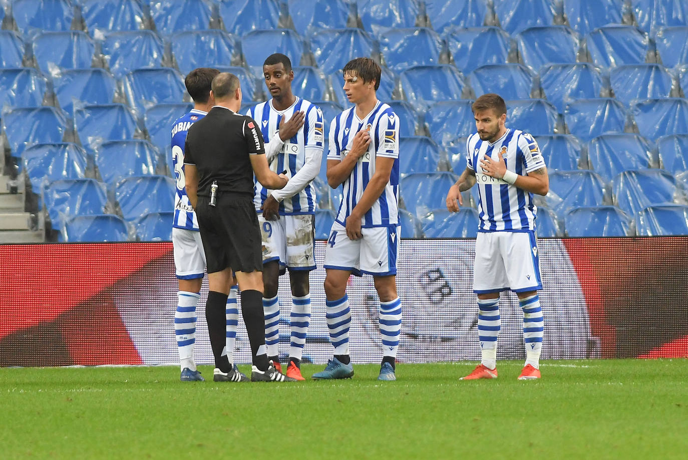 Las imágenes del Real Sociedad - Getafe disputado en el Reale Arena
