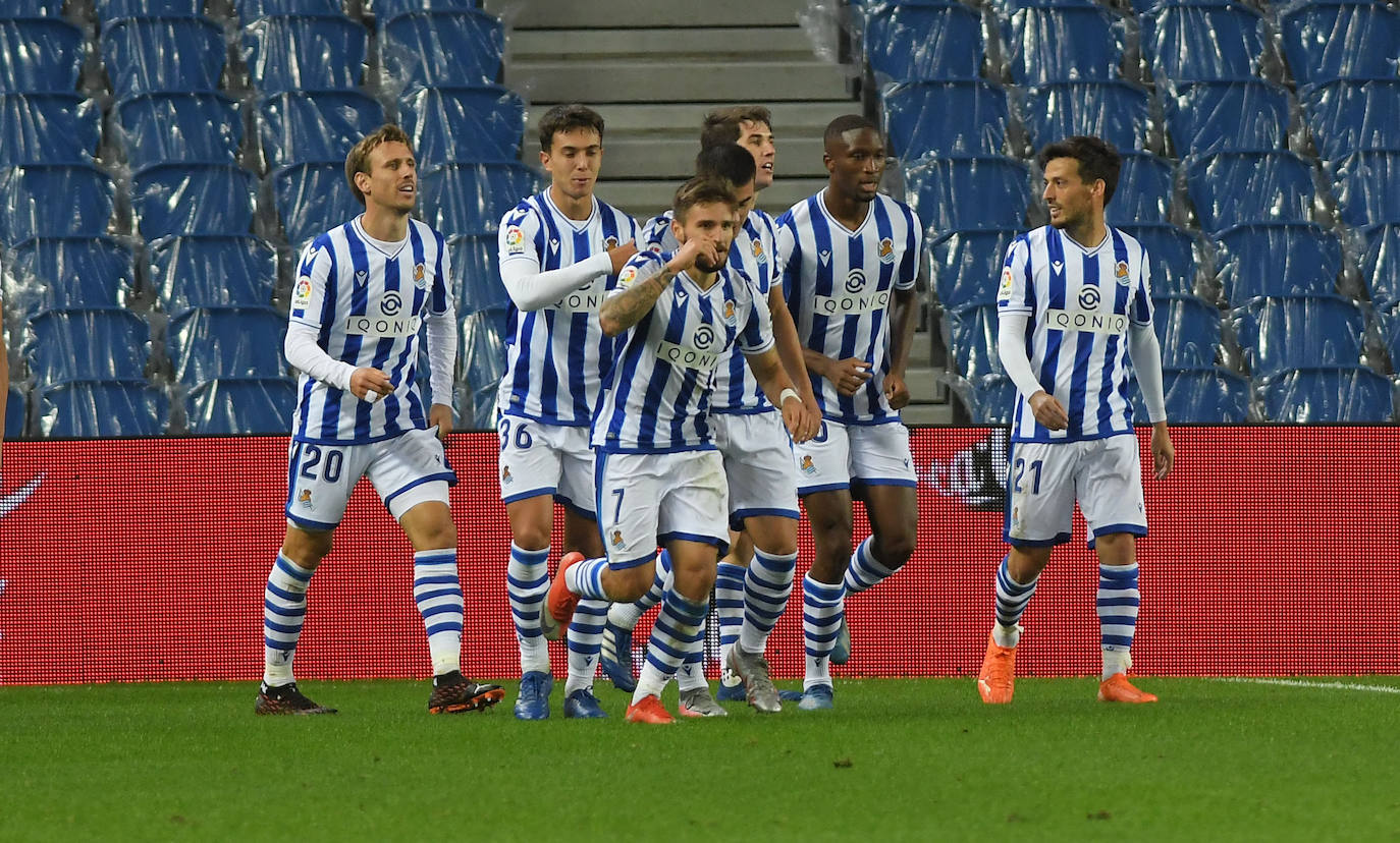 Las imágenes del Real Sociedad - Getafe disputado en el Reale Arena
