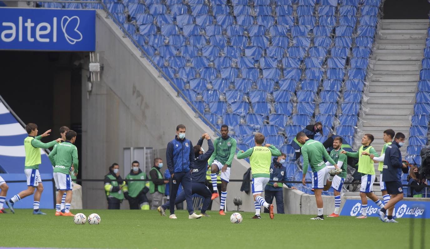 Las imágenes del Real Sociedad - Getafe disputado en el Reale Arena