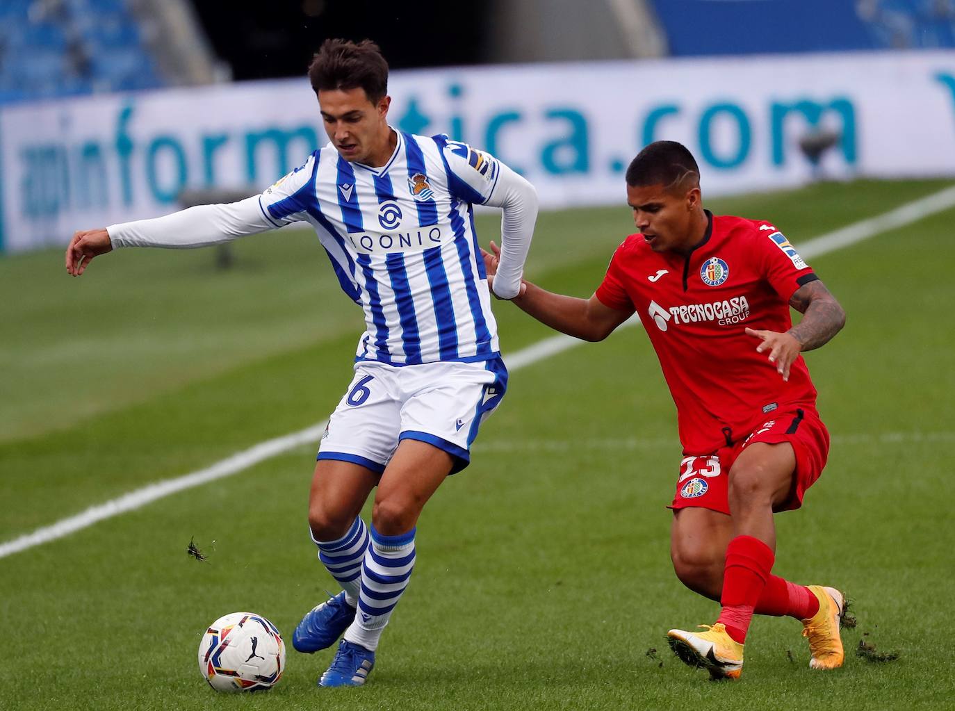 Las imágenes del Real Sociedad - Getafe disputado en el Reale Arena