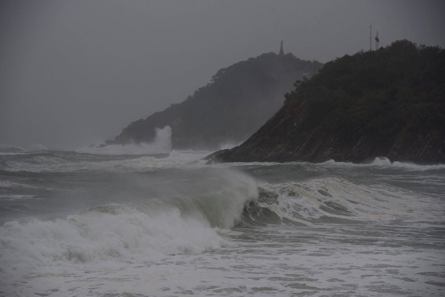 Las rachas de viento máximas registradas en zonas expuestas han alcanzado los 133,3 kilómetros por hora en Matxitxako