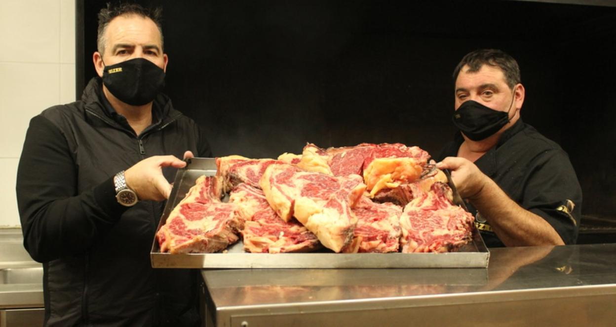 Fiesta de la cocina en la sidrería Saizar