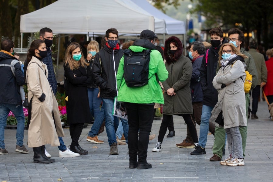 Fotos: Turismo con mascarilla y frío