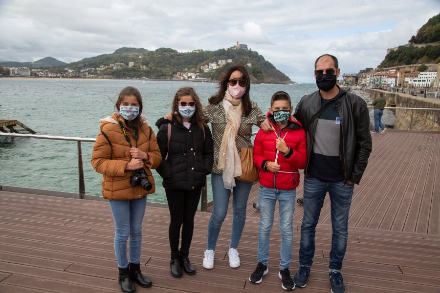 Fotos: Turismo con mascarilla y frío