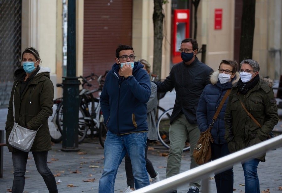 Fotos: Turismo con mascarilla y frío