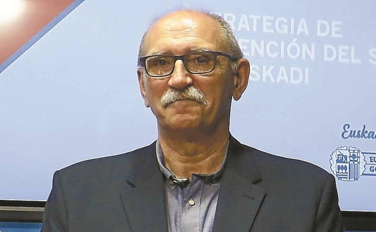 De la Rica, en la presentación del plan vasco contra el suicidio. 