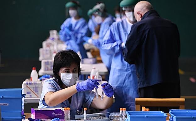 El cribado en Azpeitia, desde mañana en el frontón Izarraitz