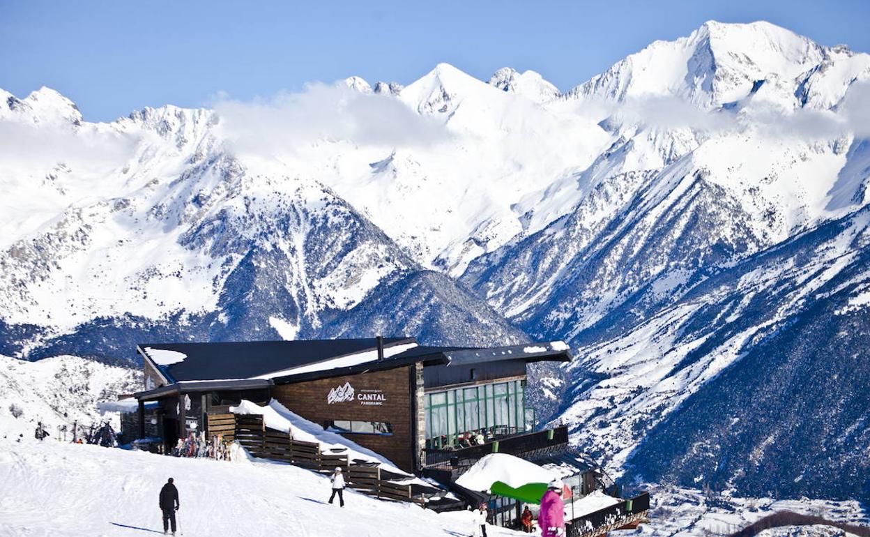 La zona de Cantal en la estación de esquí de Formigal 