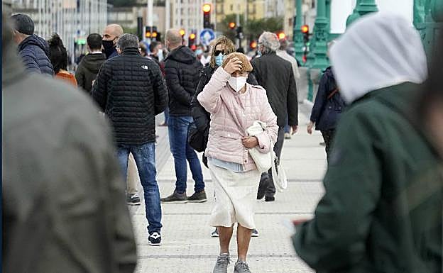 Vista de una calle de Donostia.