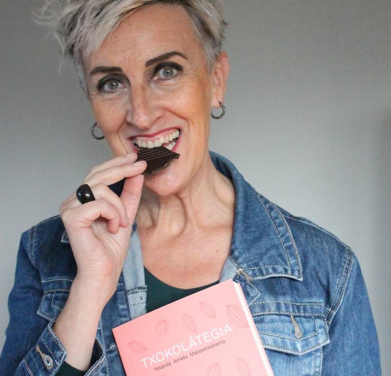 Txokolateak askorako balio izan dio Yolanda Arrietari proiektu honetan.
