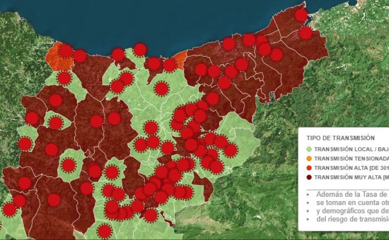Lazkao, Legazpi y Villabona también rebasan la barrera de los mil positivos por cada 100.000 habitantes