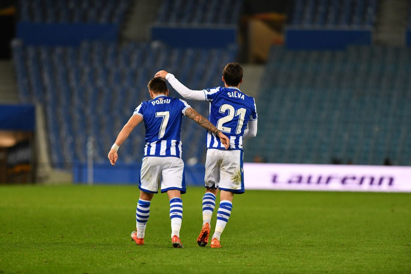 Los txuri-urdin sumaron los tres puntos gracias al gol de Portu en el minuto 58. 