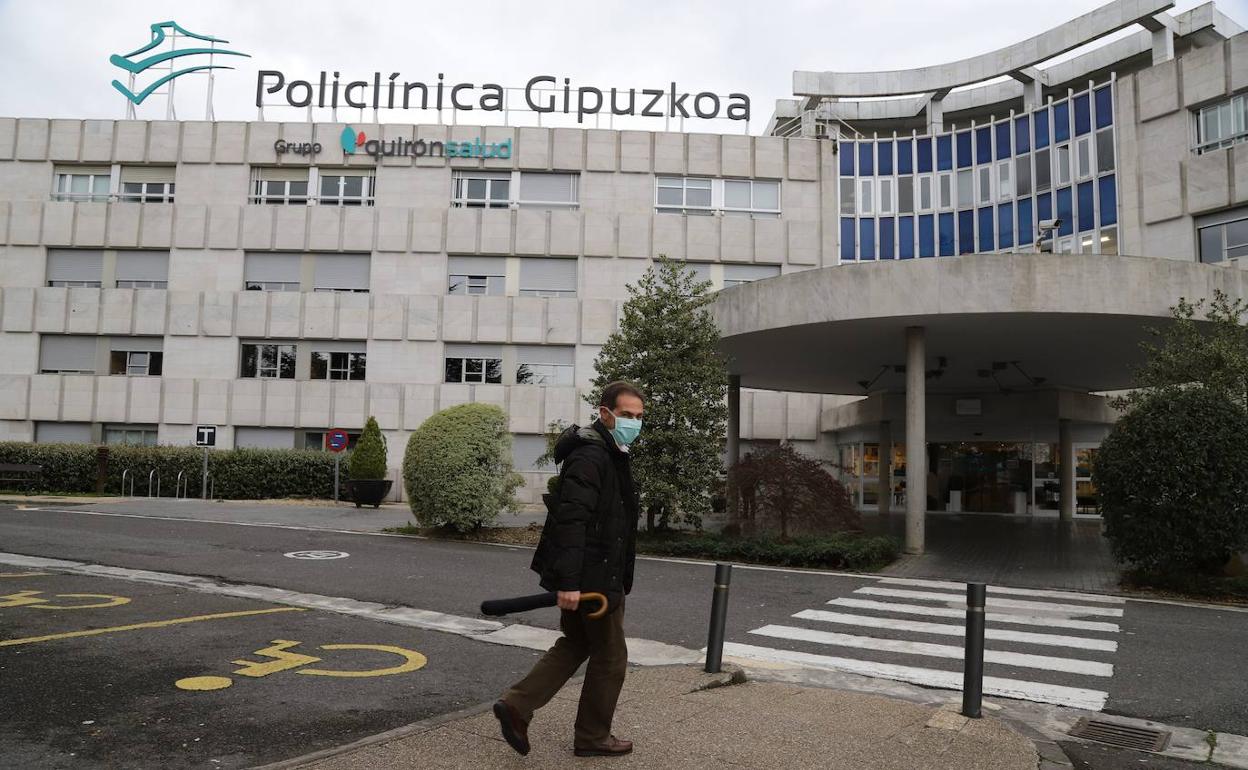 Imagen exterior de la Policlínica Gipuzkoa.