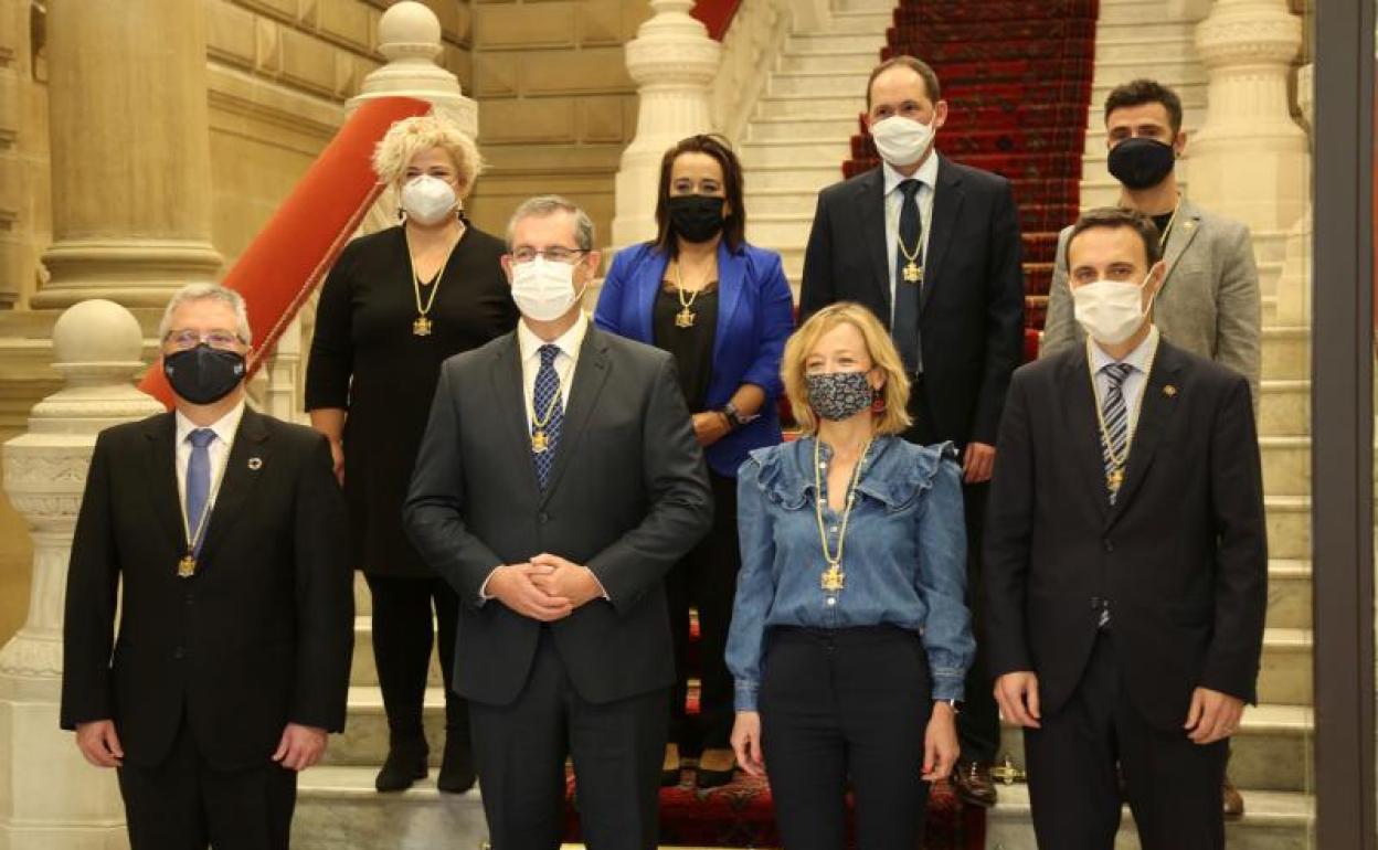 Nombramiento de los nuevos diputados en la Diputación Foral de Gipuzkoa. 