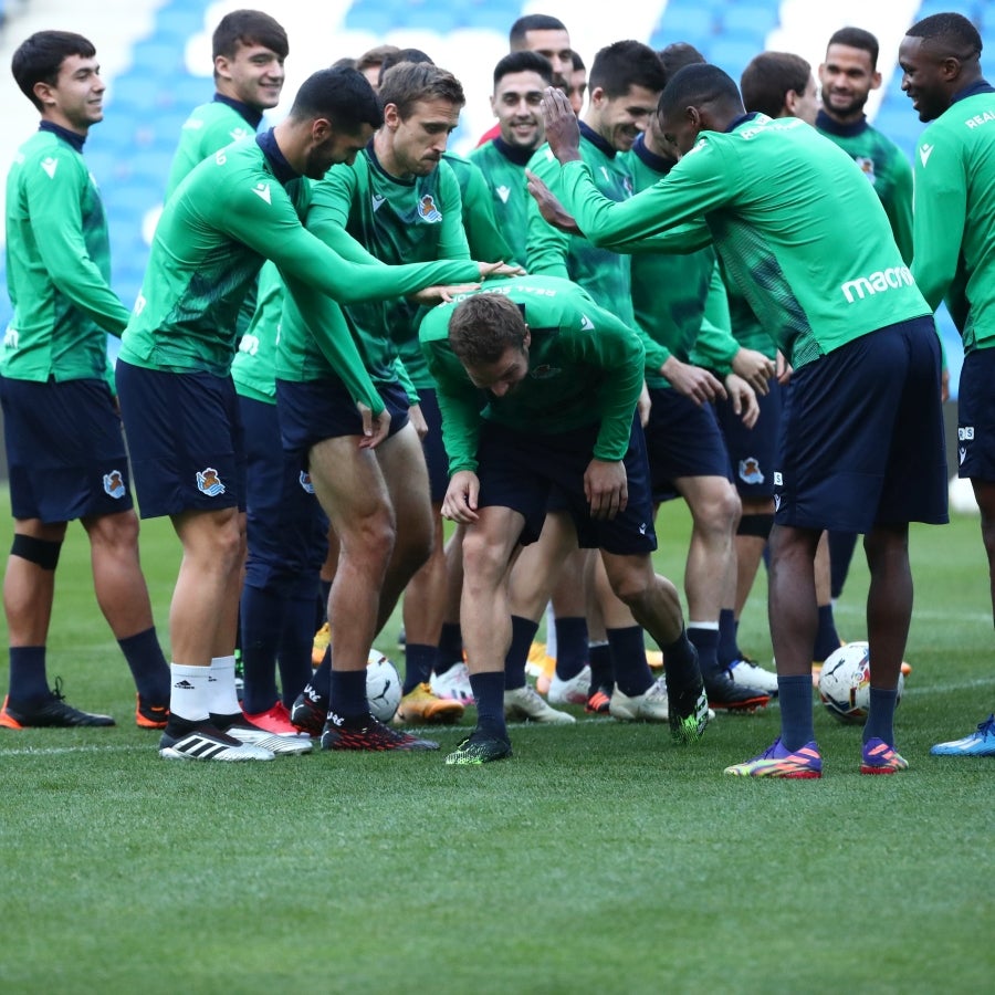 Fotos: Entrenamiento de la Real, en imágenes