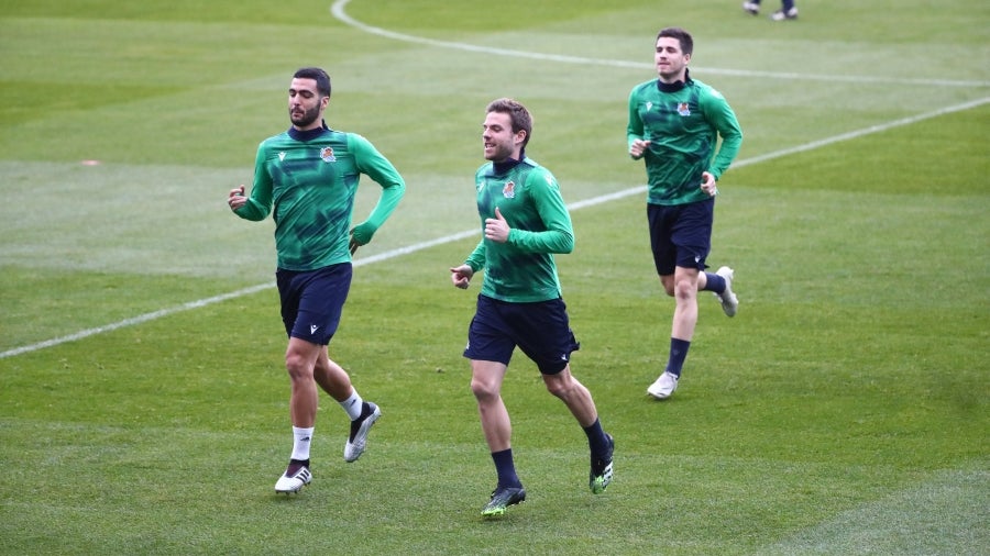 Fotos: Entrenamiento de la Real, en imágenes