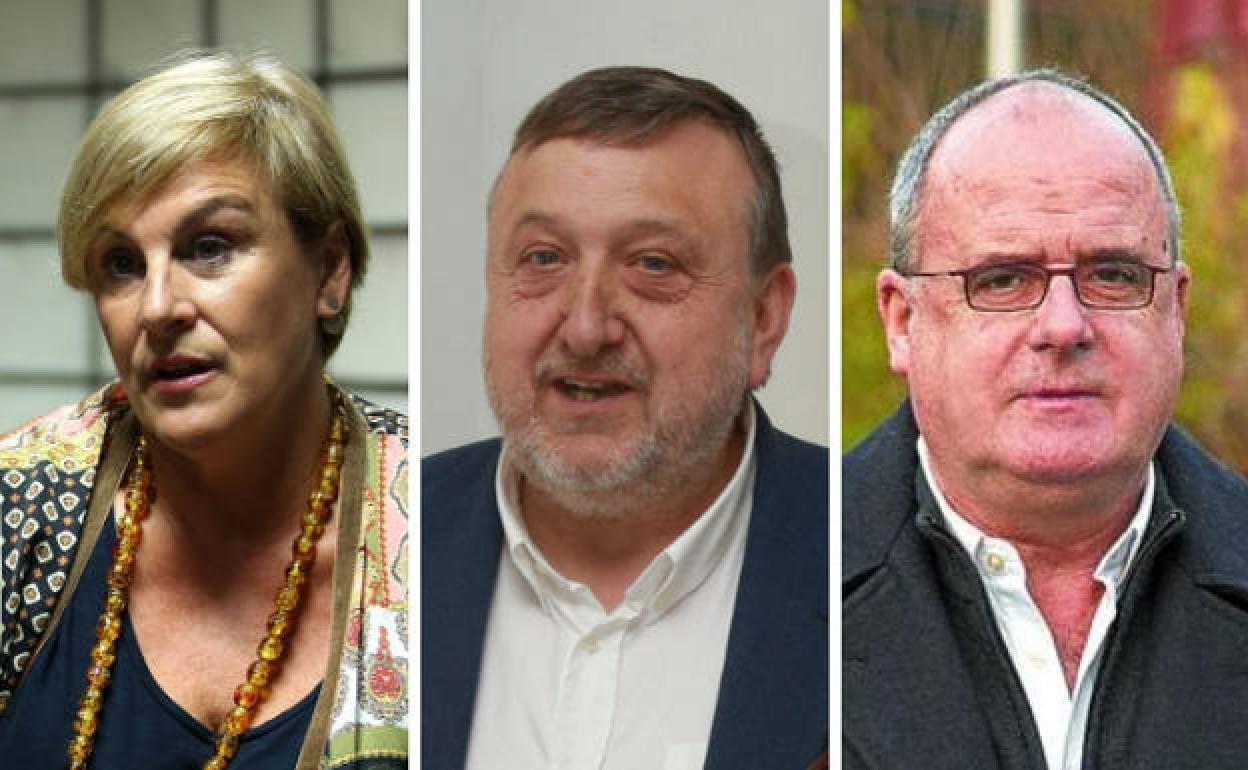 Itxaso Atutxa, José Antonio Suso y Joseba Egibar, han sido reelegidos como líderes de Bizkaia, Álava y Gipuzkoa entre este viernes y este sábado. 