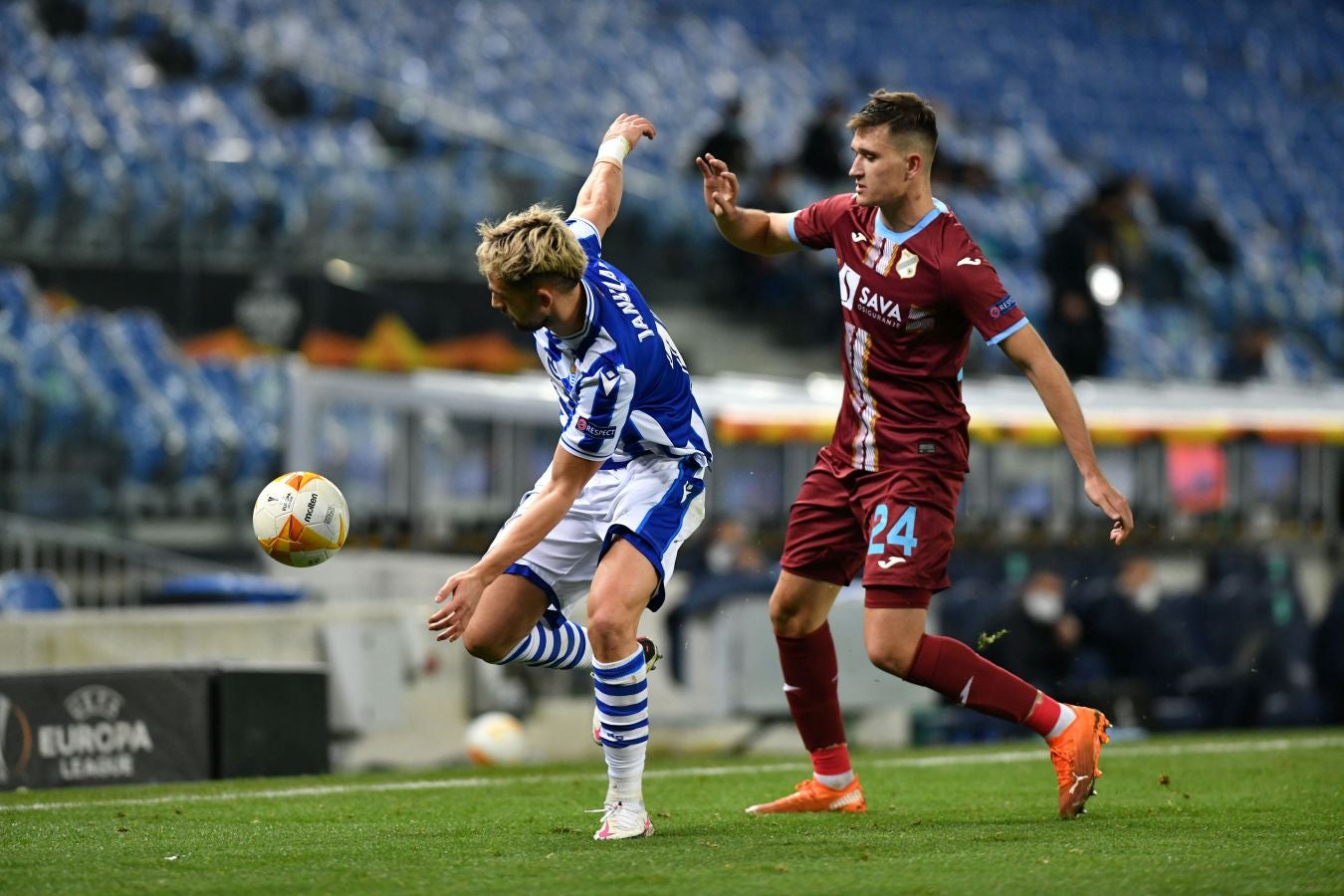 La Real Sociedad busca una victoria ante el colista del grupo F que le permita lograr la clasificación a la siguiente ronda de la Europa League.
